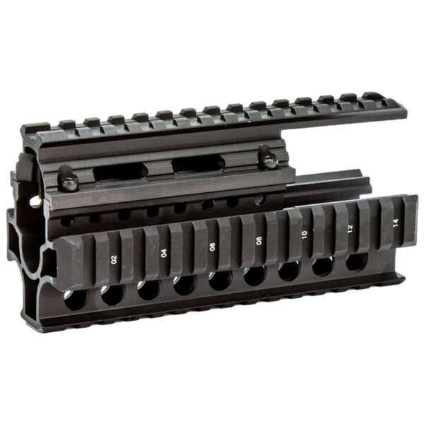 6-Inch Tactical Quad-Railed Handguard for AK47 Series Airsoft AEG Rifles